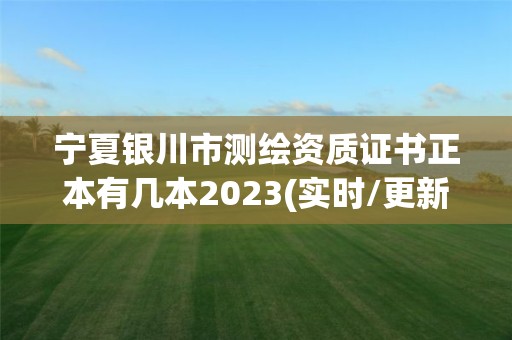 宁夏银川市测绘资质证书正本有几本2023(实时/更新中)