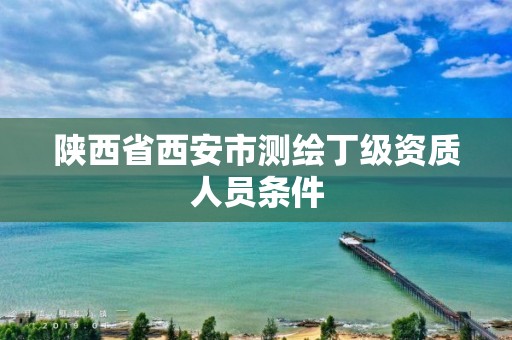 陕西省西安市测绘丁级资质人员条件