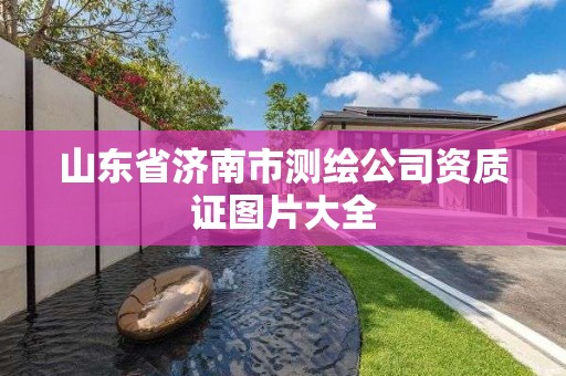 山东省济南市测绘公司资质证图片大全