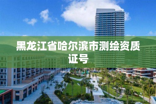 黑龙江省哈尔滨市测绘资质证号