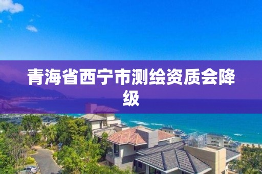 青海省西宁市测绘资质会降级