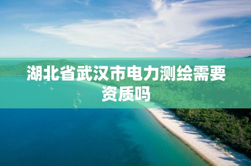 湖北省武汉市电力测绘需要资质吗