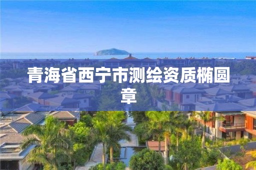 青海省西宁市测绘资质椭圆章