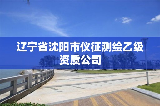 辽宁省沈阳市仪征测绘乙级资质公司