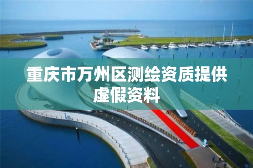 重庆市万州区测绘资质提供虚假资料