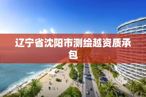 辽宁省沈阳市测绘越资质承包