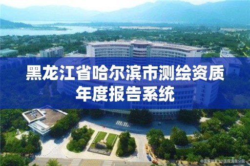 黑龙江省哈尔滨市测绘资质年度报告系统