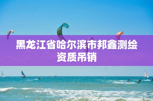 黑龙江省哈尔滨市邦鑫测绘资质吊销