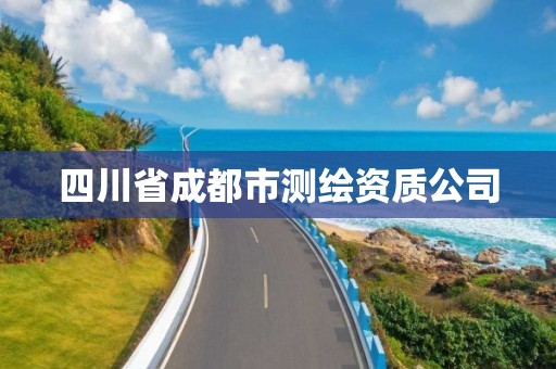 四川省成都市测绘资质公司