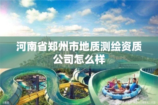 河南省郑州市地质测绘资质公司怎么样