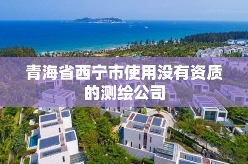 青海省西宁市使用没有资质的测绘公司 青海省西宁市使用没有资质的测绘公司