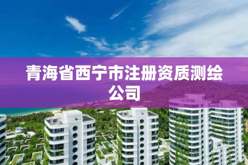 青海省西宁市注册资质测绘公司