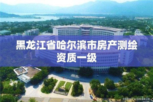 黑龙江省哈尔滨市房产测绘资质一级