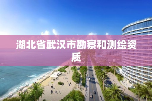 湖北省武汉市勘察和测绘资质