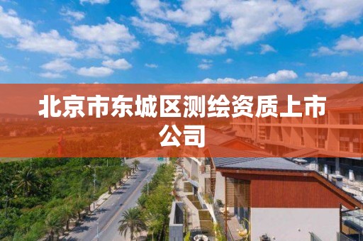 北京市东城区测绘资质上市公司