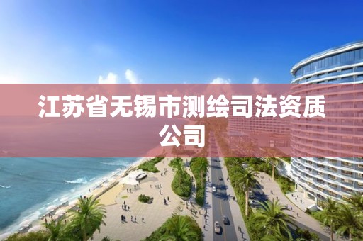 江苏省无锡市测绘司法资质公司