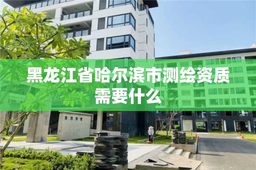 黑龙江省哈尔滨市测绘资质需要什么