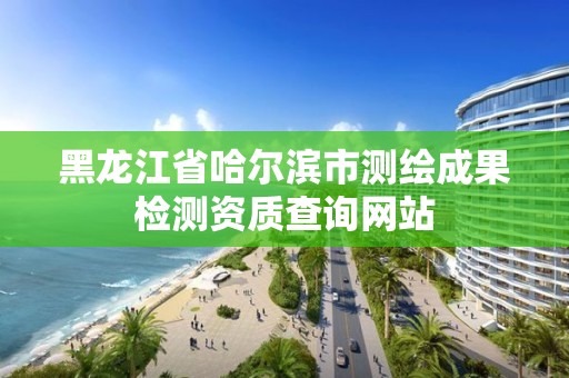 黑龙江省哈尔滨市测绘成果检测资质查询网站