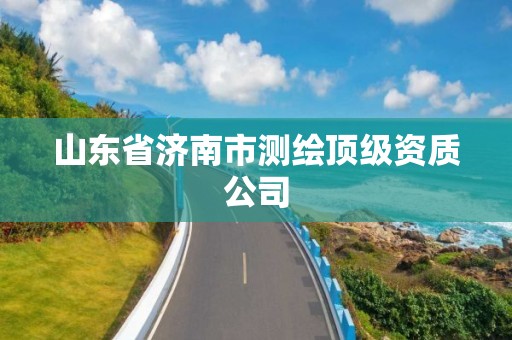 山东省济南市测绘顶级资质公司