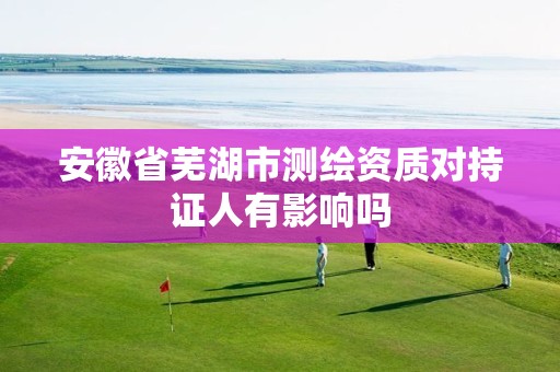 安徽省芜湖市测绘资质对持证人有影响吗