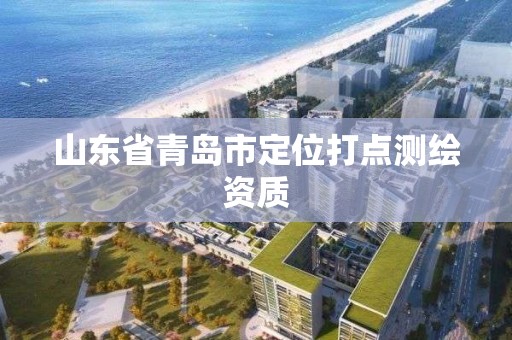 山东省青岛市定位打点测绘资质