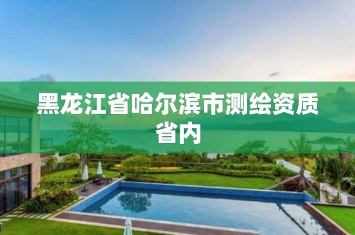 黑龙江省哈尔滨市测绘资质省内