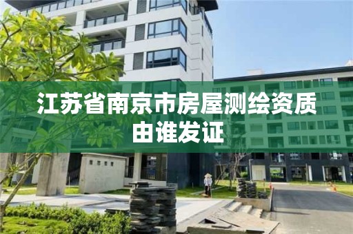 江苏省南京市房屋测绘资质由谁发证