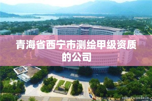 青海省西宁市测绘甲级资质的公司