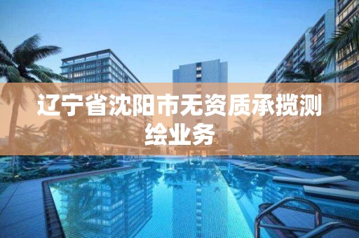 辽宁省沈阳市无资质承揽测绘业务