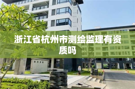 浙江省杭州市测绘监理有资质吗