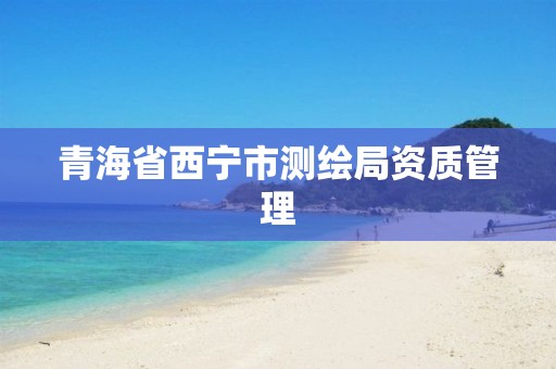 青海省西宁市测绘局资质管理