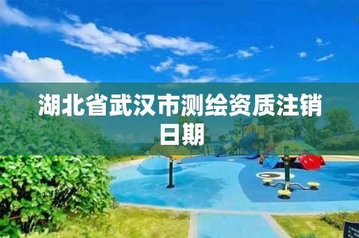 湖北省武汉市测绘资质注销日期