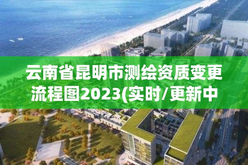 云南省昆明市测绘资质变更流程图2023(实时/更新中)