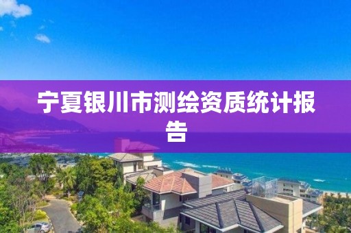 宁夏银川市测绘资质统计报告