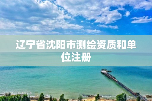 辽宁省沈阳市测绘资质和单位注册