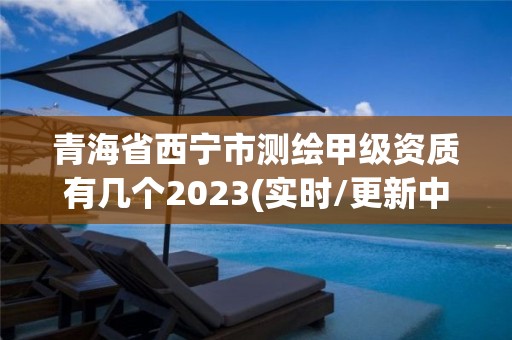 青海省西宁市测绘甲级资质有几个2023(实时/更新中)