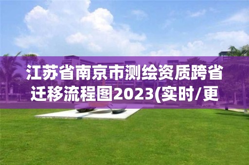 江苏省南京市测绘资质跨省迁移流程图2023(实时/更新中)