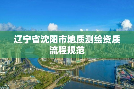 辽宁省沈阳市地质测绘资质流程规范