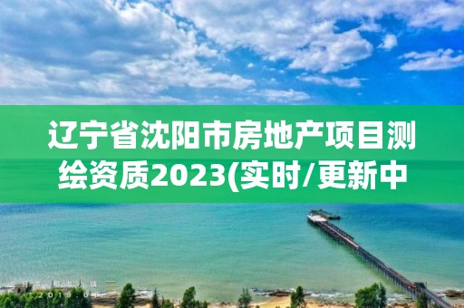 辽宁省沈阳市房地产项目测绘资质2023(实时/更新中)