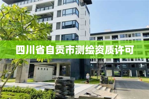 四川省自贡市测绘资质许可