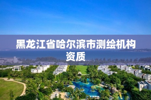 黑龙江省哈尔滨市测绘机构资质