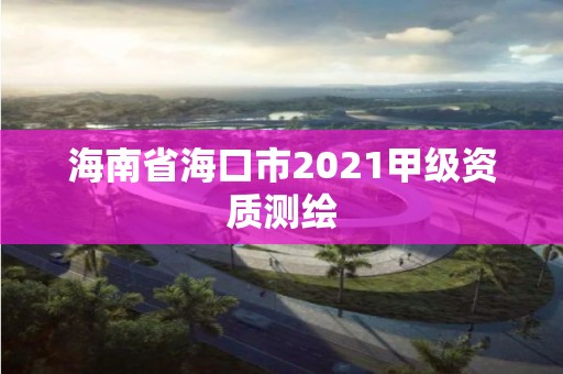 海南省海口市2021甲级资质测绘