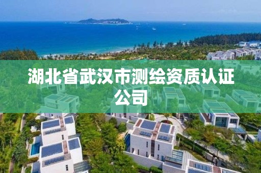 湖北省武汉市测绘资质认证公司