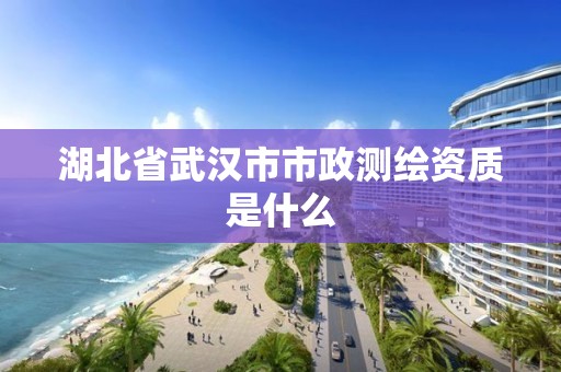 湖北省武汉市市政测绘资质是什么