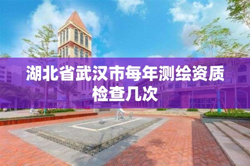 湖北省武汉市每年测绘资质检查几次