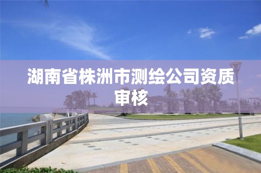 湖南省株洲市测绘公司资质审核