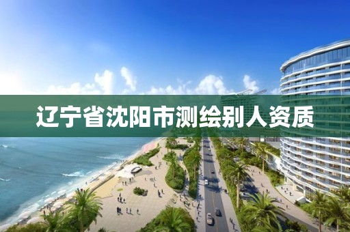 辽宁省沈阳市测绘别人资质