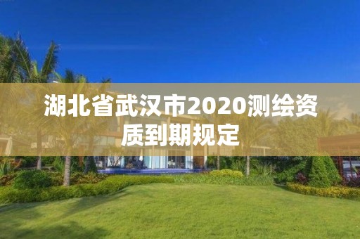 湖北省武汉市2020测绘资质到期规定