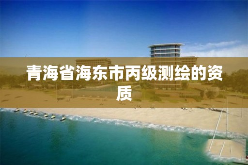 青海省海东市丙级测绘的资质