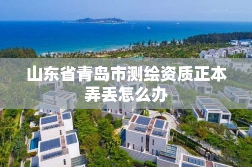 山东省青岛市测绘资质正本弄丢怎么办